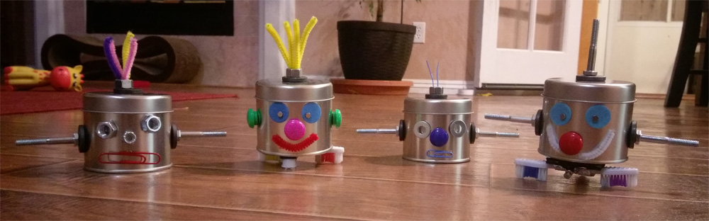 DIY Tin Robots